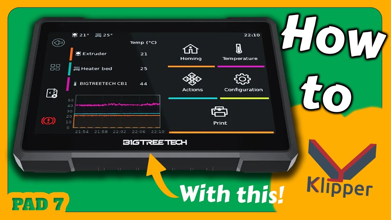 Unlocking 3D Printing with the BigTreeTech Pad 7 and Klipper